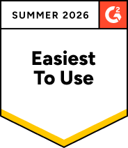 G2 Summer 2026 Easiest To Use badge